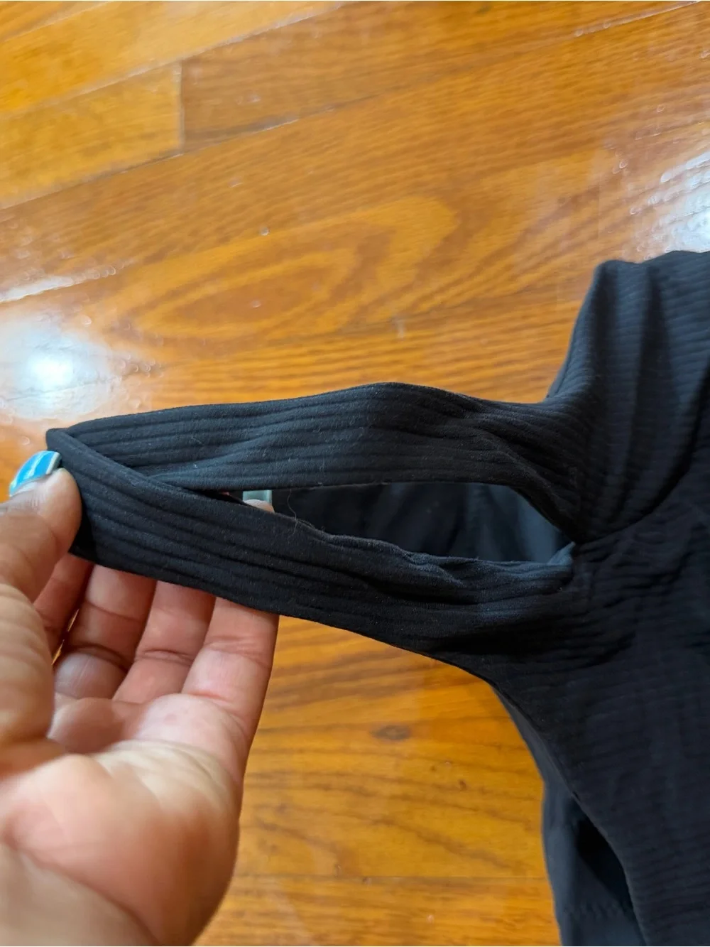 Lululemon One-Shoulder ribbed top